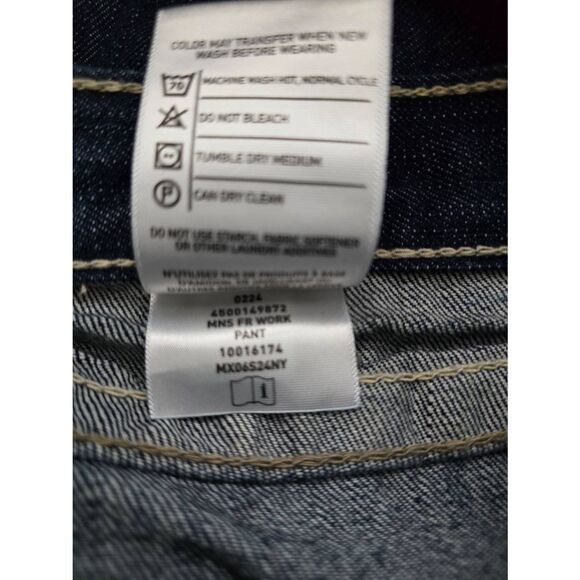 Men's Ariat FR M4 Boot cut Work Jeans Size 32x30 Dark Wash - Picture 9 of 10